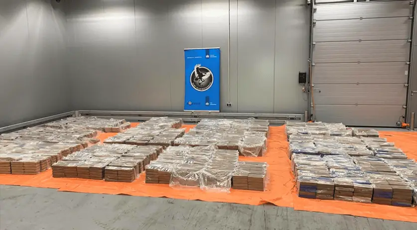 مصادرة كمية ضخمة من الكوكايين في ميناء روتردام