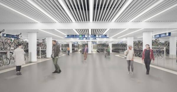 أمستردام تخطط لبناء مرآب تحت محطة القطارات المركزية يتسع لحوالي 9 آلاف دراجة