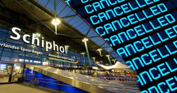 إلغاء الرحلات الجوية سخيبول أمستردام