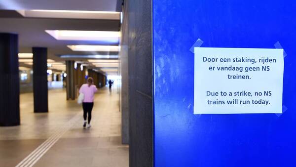 لا قطارات بسبب إضراب في شركة السكك الحديدية الهولندية