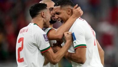 المغرب تفوز على بلجيكا في كأس العالم 2022