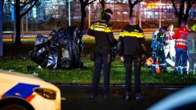 ثلاثة وفيات في حادث تصادم جنوب روتردام