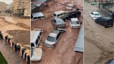 وفيضانات تجتاح جنوب تركيا و تجرف عشرات السيارات