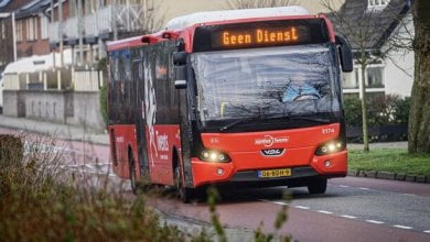 حافلة نقل عام خارج الخدمة هولندا