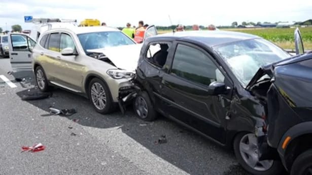 حادث ضخم على الطريق السريع A12 يربك حركة المرور في هولندا